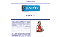 Desktop Screenshot of janecek.cz